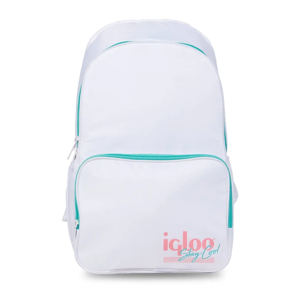 00060949-Igloo-Retro Backpack Cooler - White
