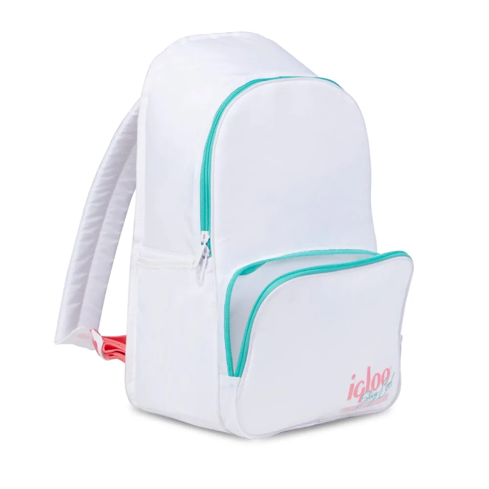 00060949-Igloo-Retro Backpack Cooler - White