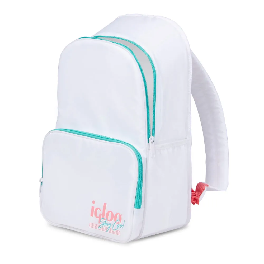 00060949-Igloo-Retro Backpack Cooler - White