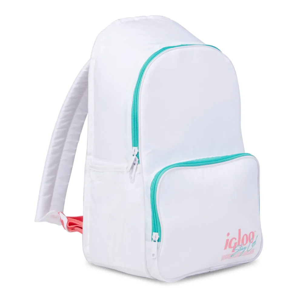 00060949-Igloo-Retro Backpack Cooler - White