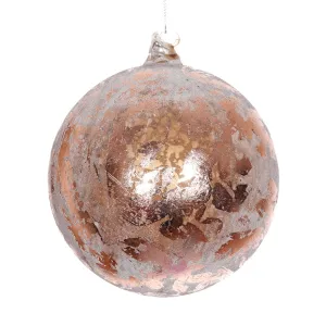 120 MM  Filigree Leaf Ball Ornament