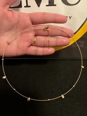 18k Japan Gold Omega necklace