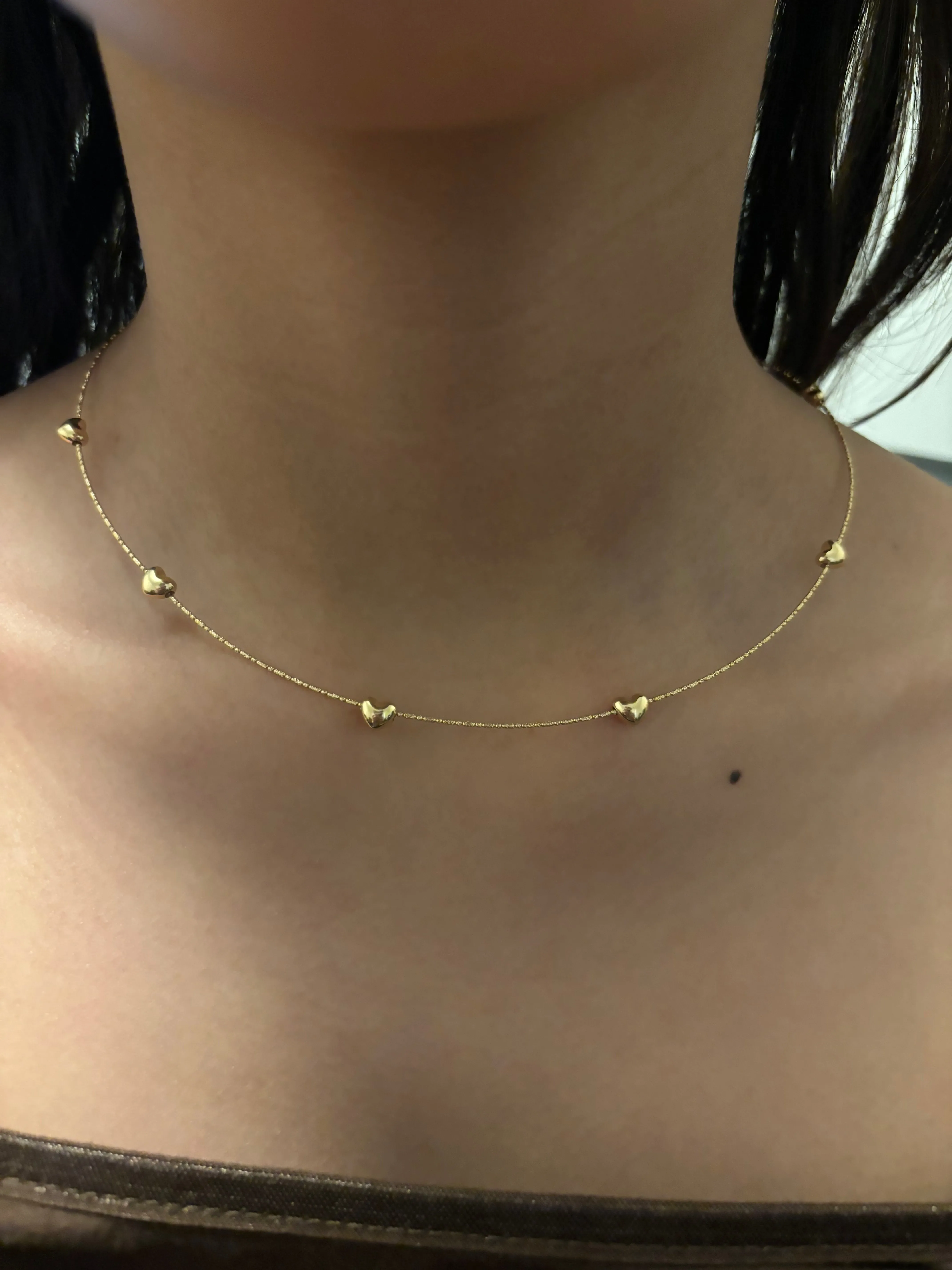 18k Japan Gold Omega necklace