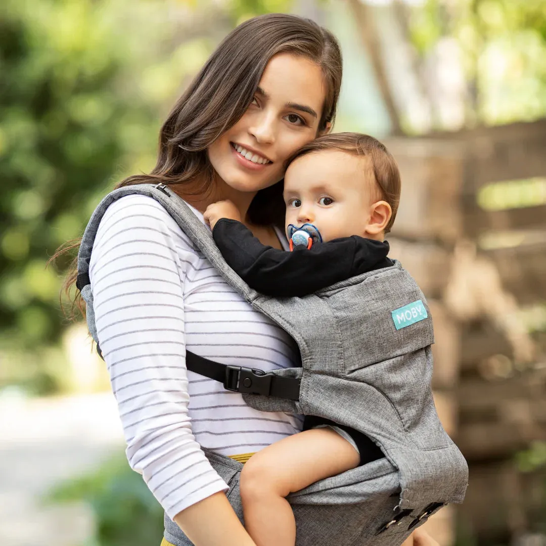2-in-1 Carrier   Hip Seat - Grey