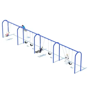 3.5” ARCH SWING FRAME (8’) - 4 BAY