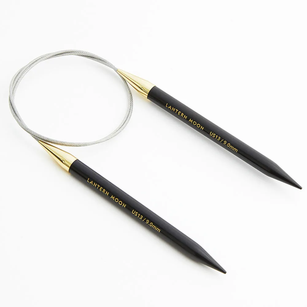 40" Circular Ebony Wood Knitting Needle