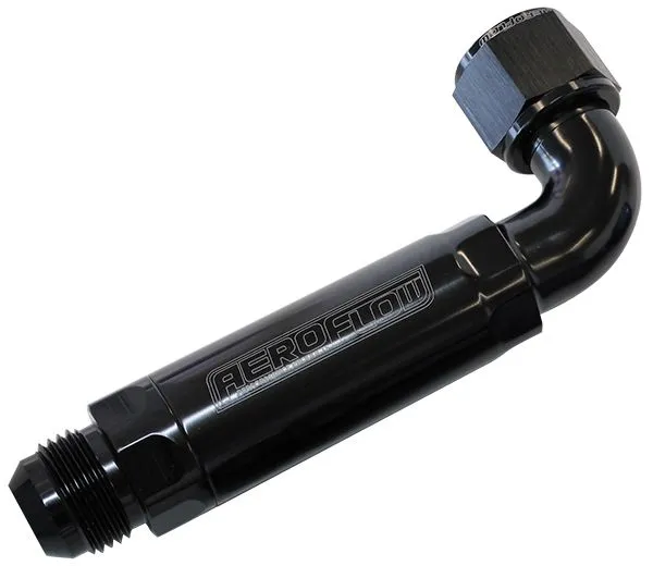 90° Inline Scavenge Filter -12AN AF64-4100BLK