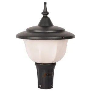 Adam-Style Garden Light 23 Cms (Milky, Grey)