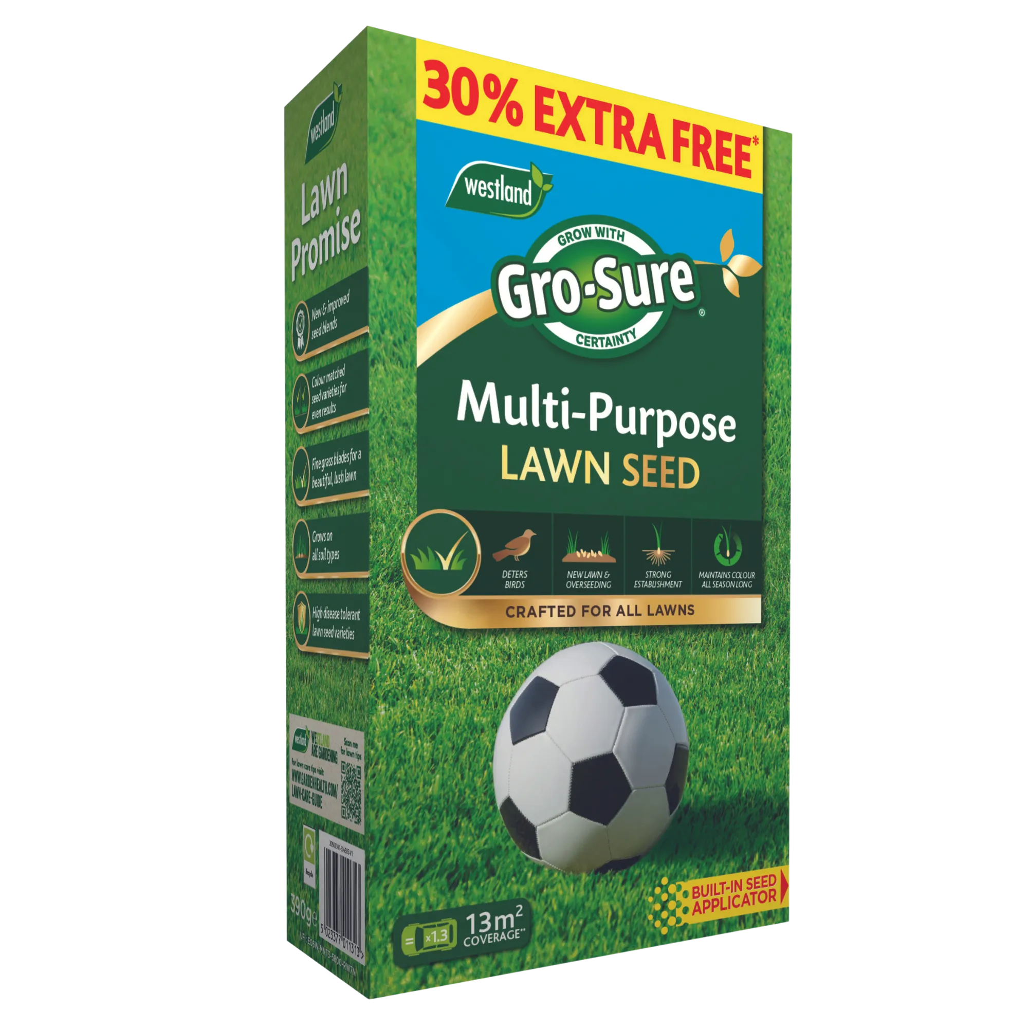 Add-on Multi-Purpose Lawn Grass Seed 13m2   30% EXTRA FREE
