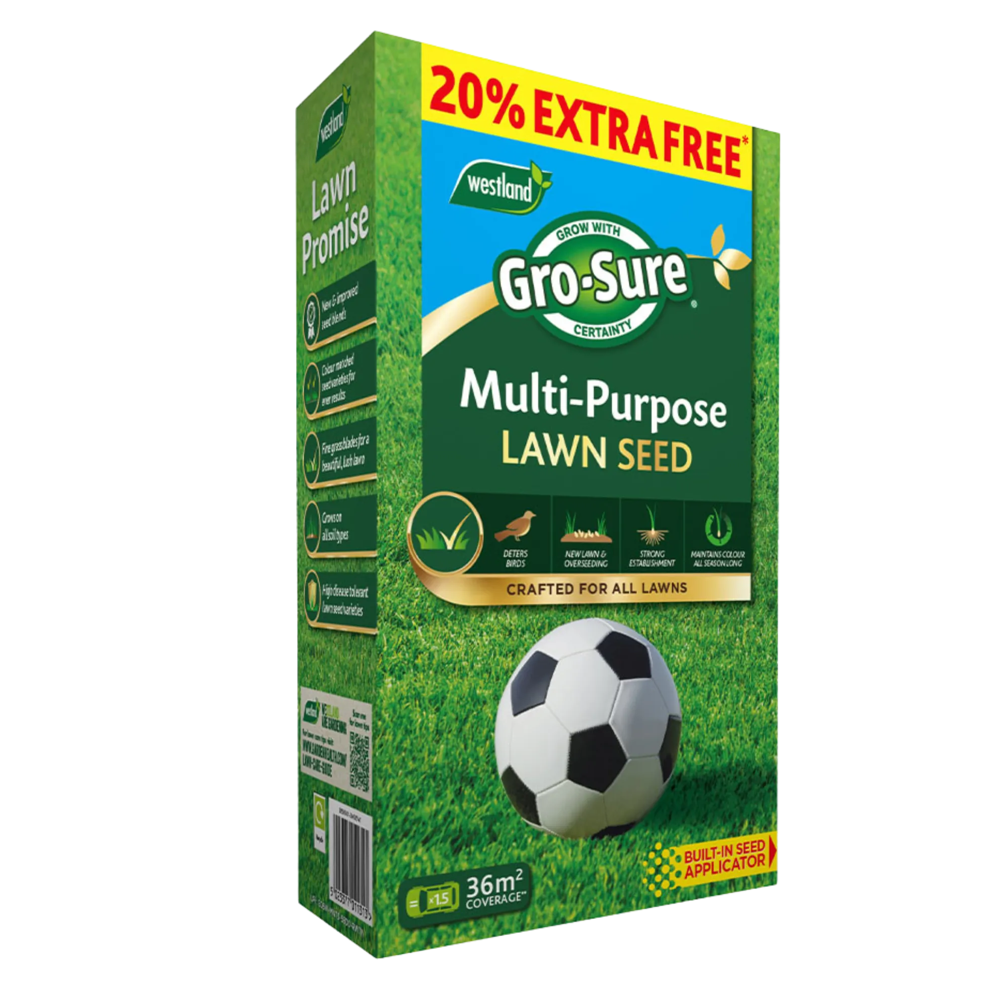 Add-on Multi-Purpose Lawn Grass Seed 30m2   20% EXTRA FREE