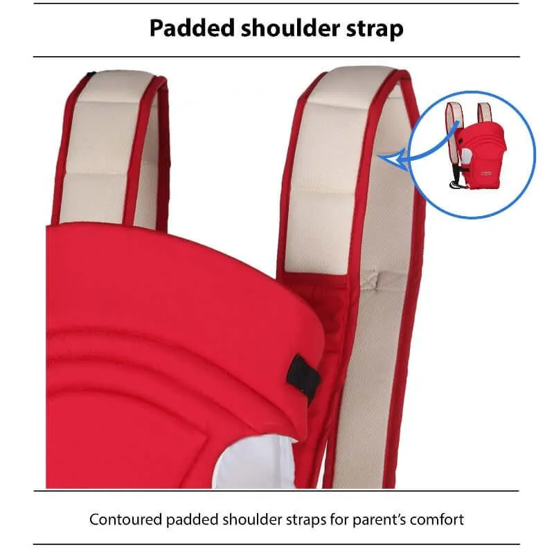 Adjustable Hands-Free 3-in-1 Baby Carrier (Red)