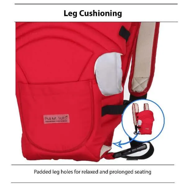 Adjustable Hands-Free 3-in-1 Baby Carrier (Red)