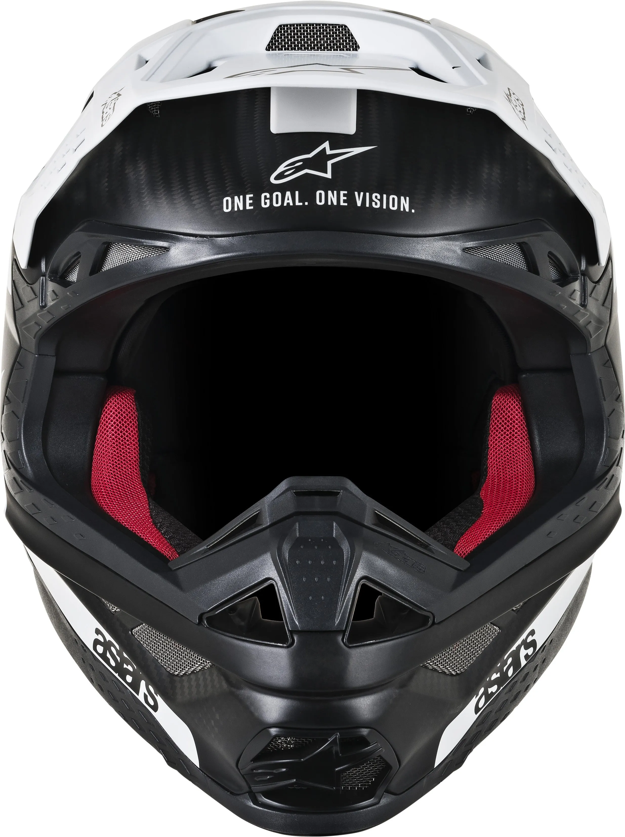 ALPINESTARS S.TECH M10 DYNO HELMET MATTE BLACK/WHITE XL 8301119-1301-X
