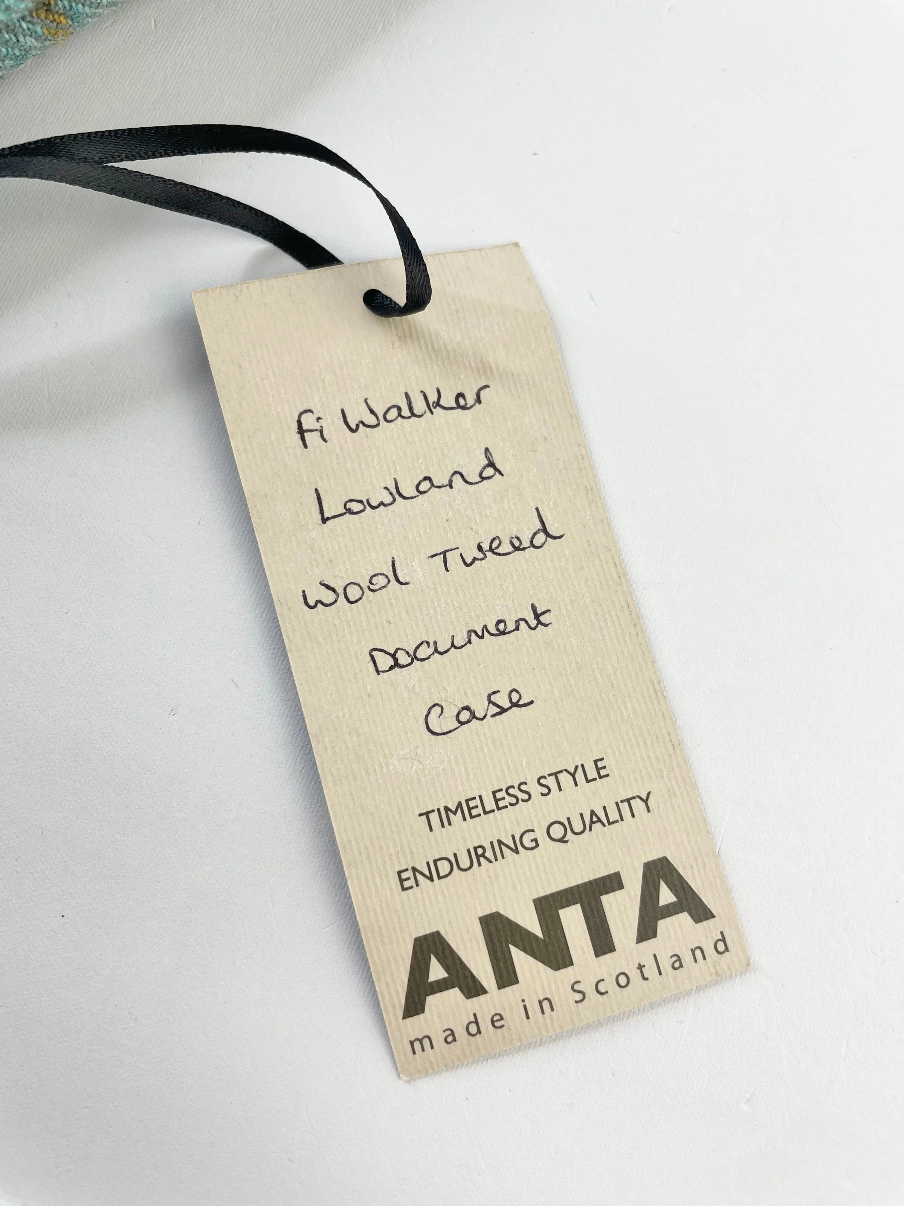 Anta 'Fi Walker' Lowland Wool Tweed Document Case