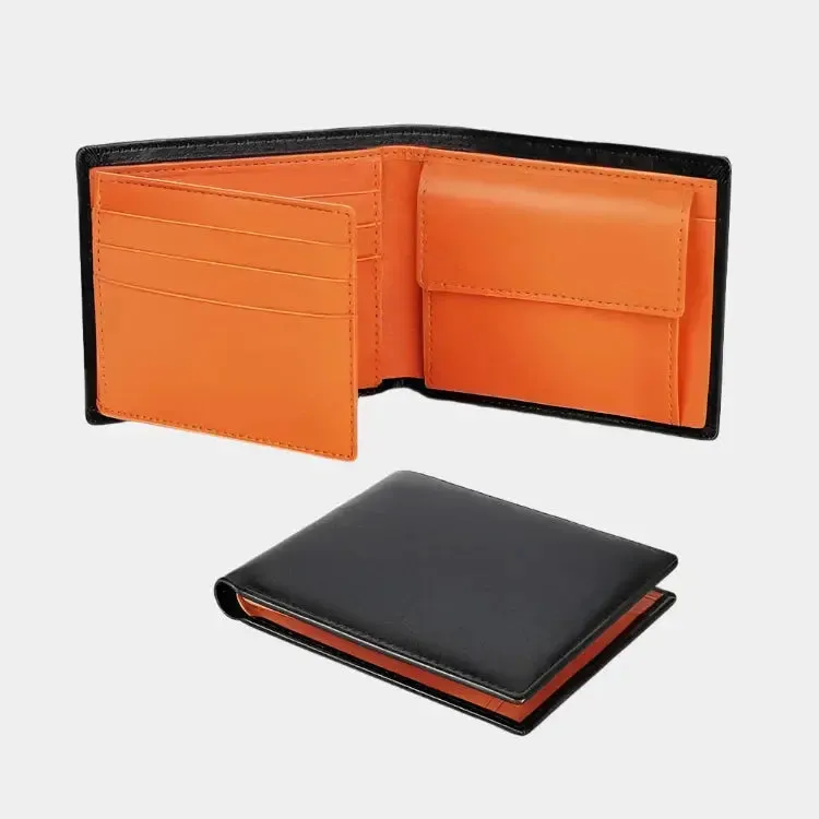 Anti RFID Leather Wallet - Cross & Crown