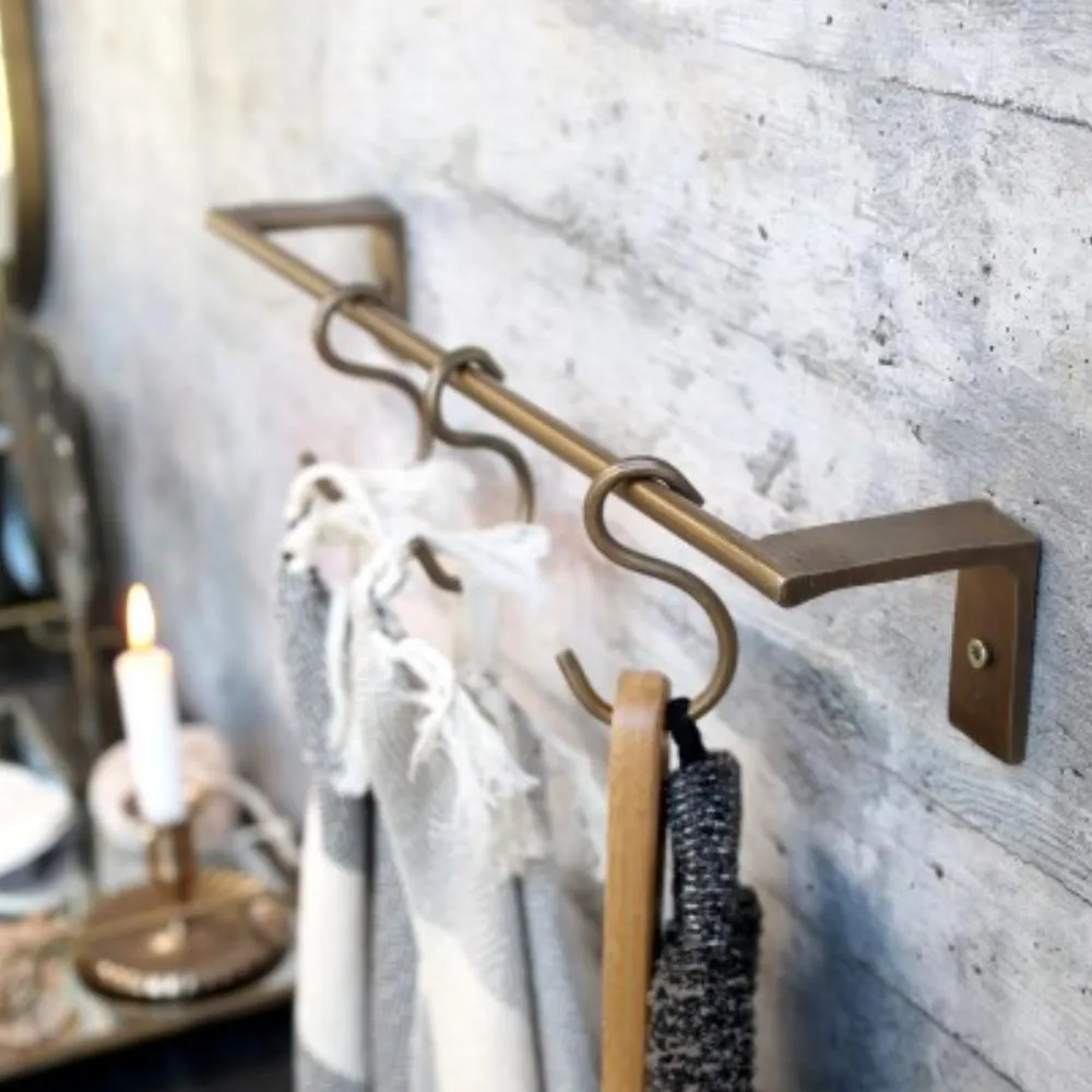 Antique Brass Rack