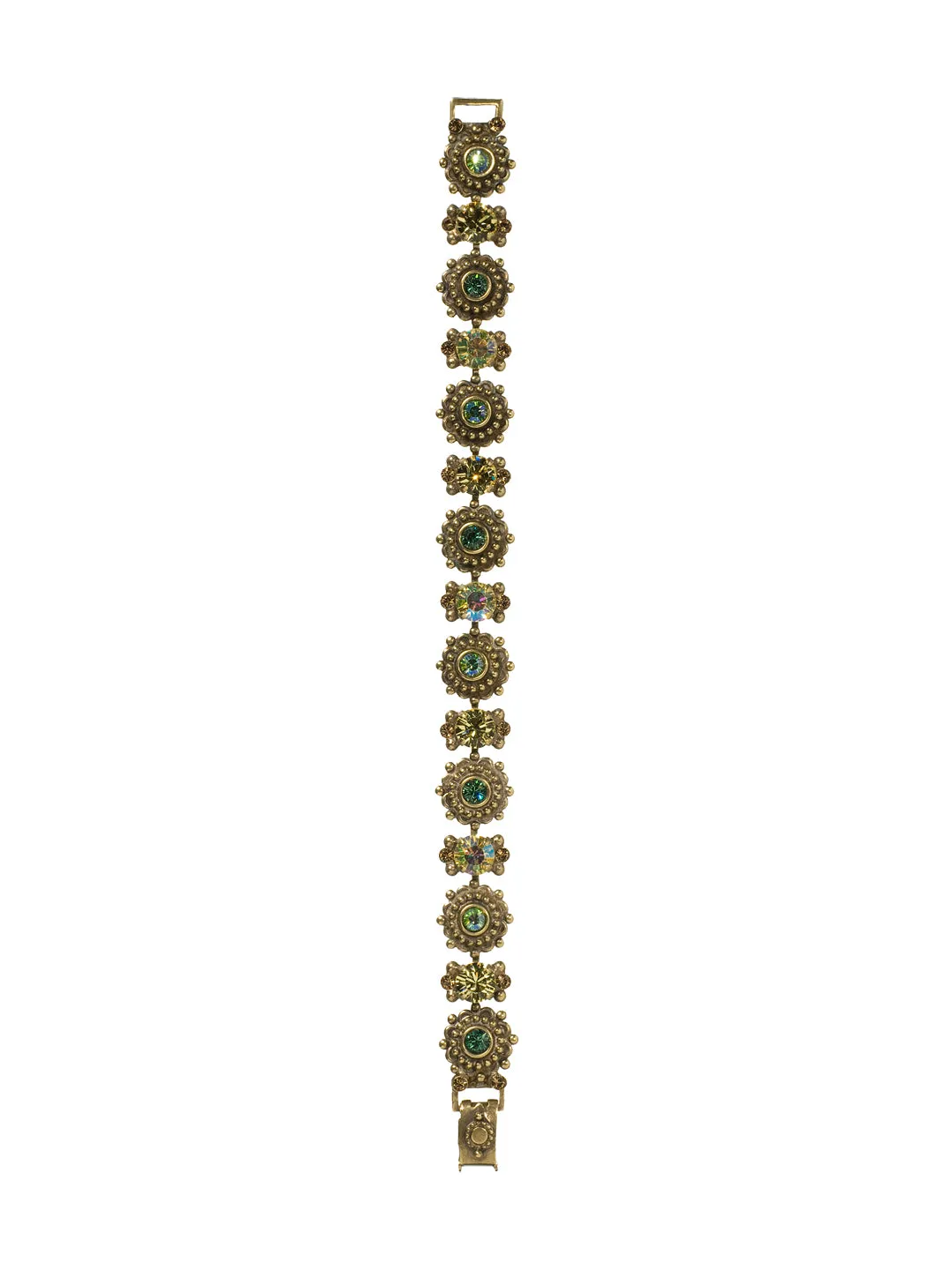 Antique Flower Bracelet Tennis Bracelet - BCJ10AGWL