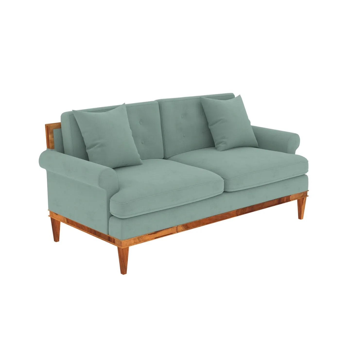 Antique Ocean Shaded Premium 2 Seater Sofa