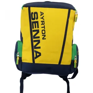 Ayrton Senna Backpack, Racing, 30x44x13 cm, Yellow, 2015