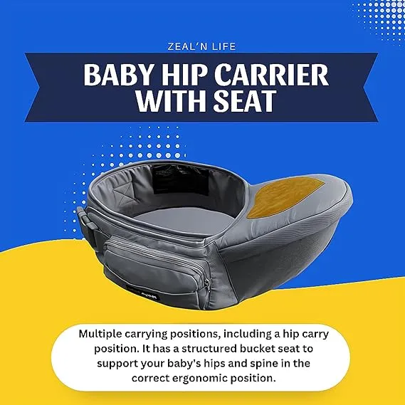 Baby Hip Carrier with Hip Seat and Strap