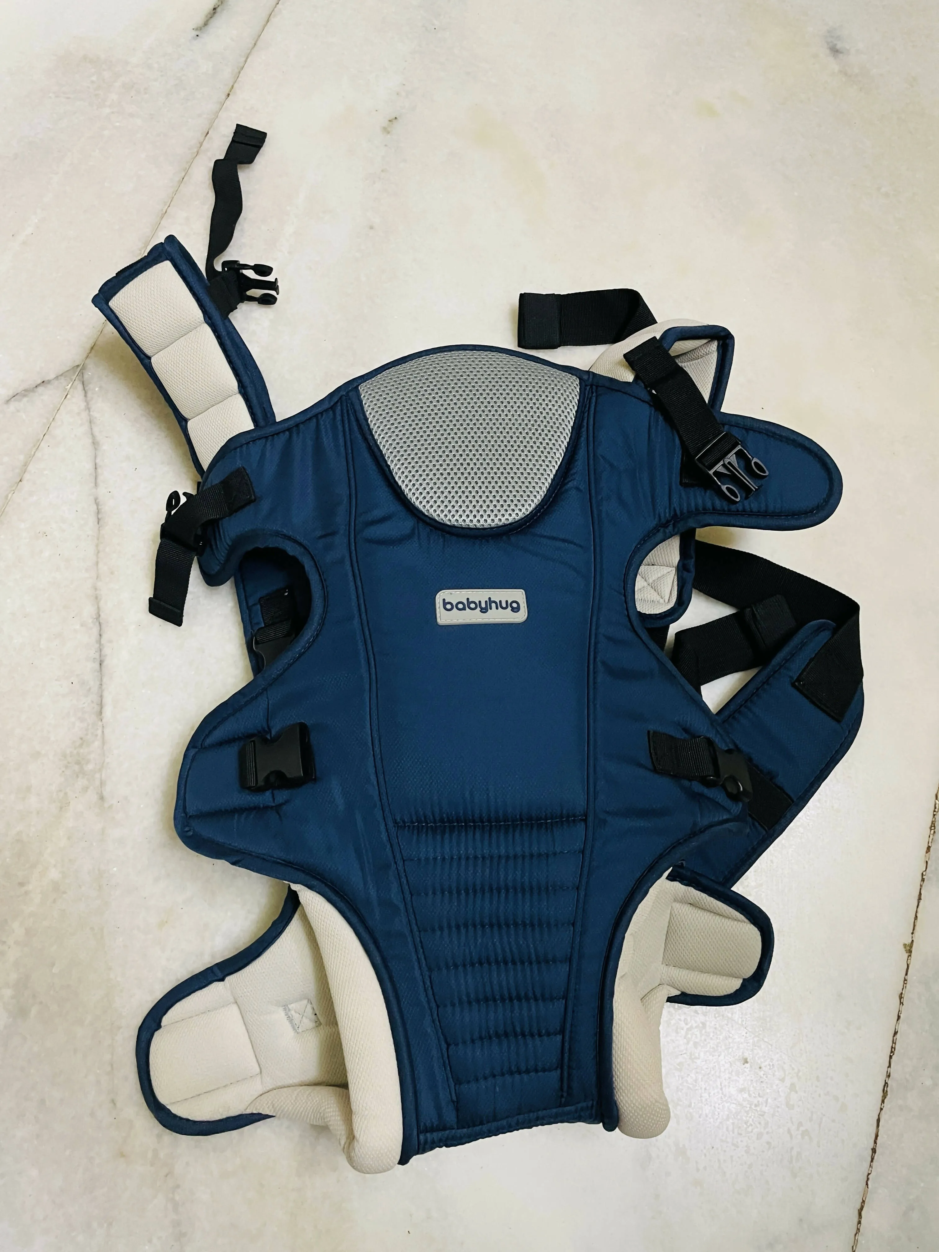 BABYHUG first blossoms 3 way baby carrier with head cushion