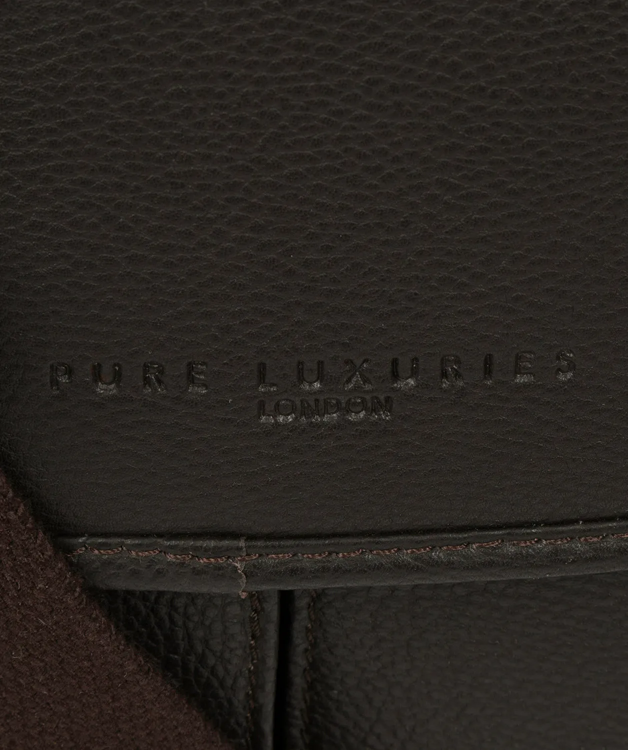'Bank' Brown Leather Work Bag
