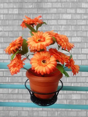Basket Railing Planter Stand - 10"