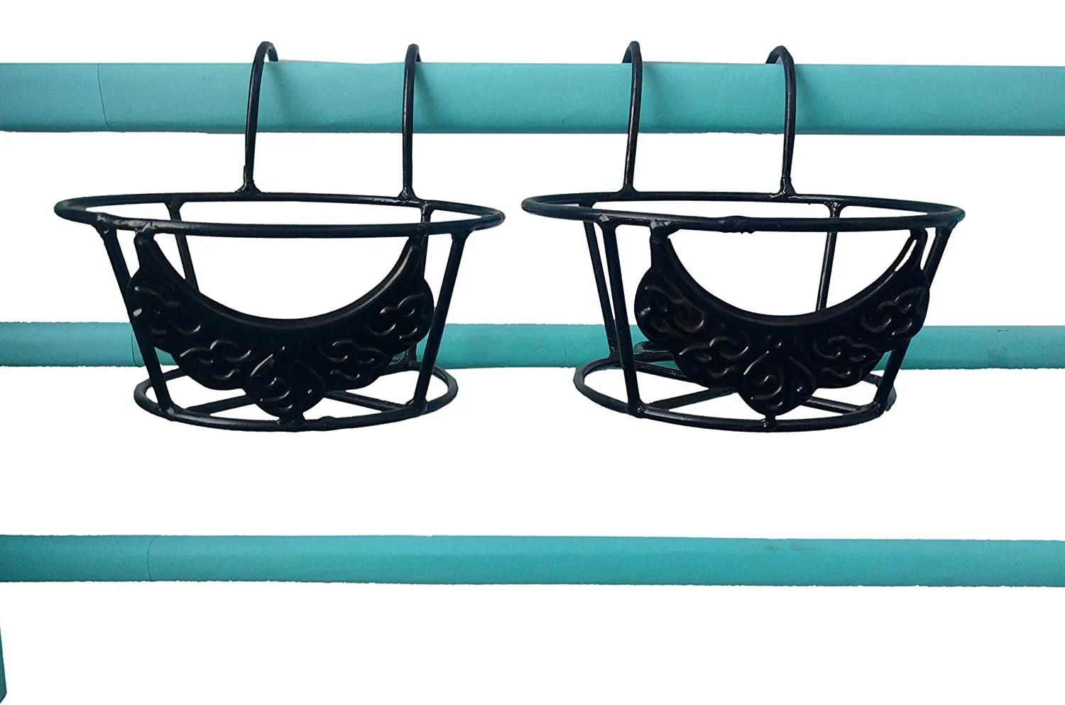 Basket Railing Planter Stand - 10"