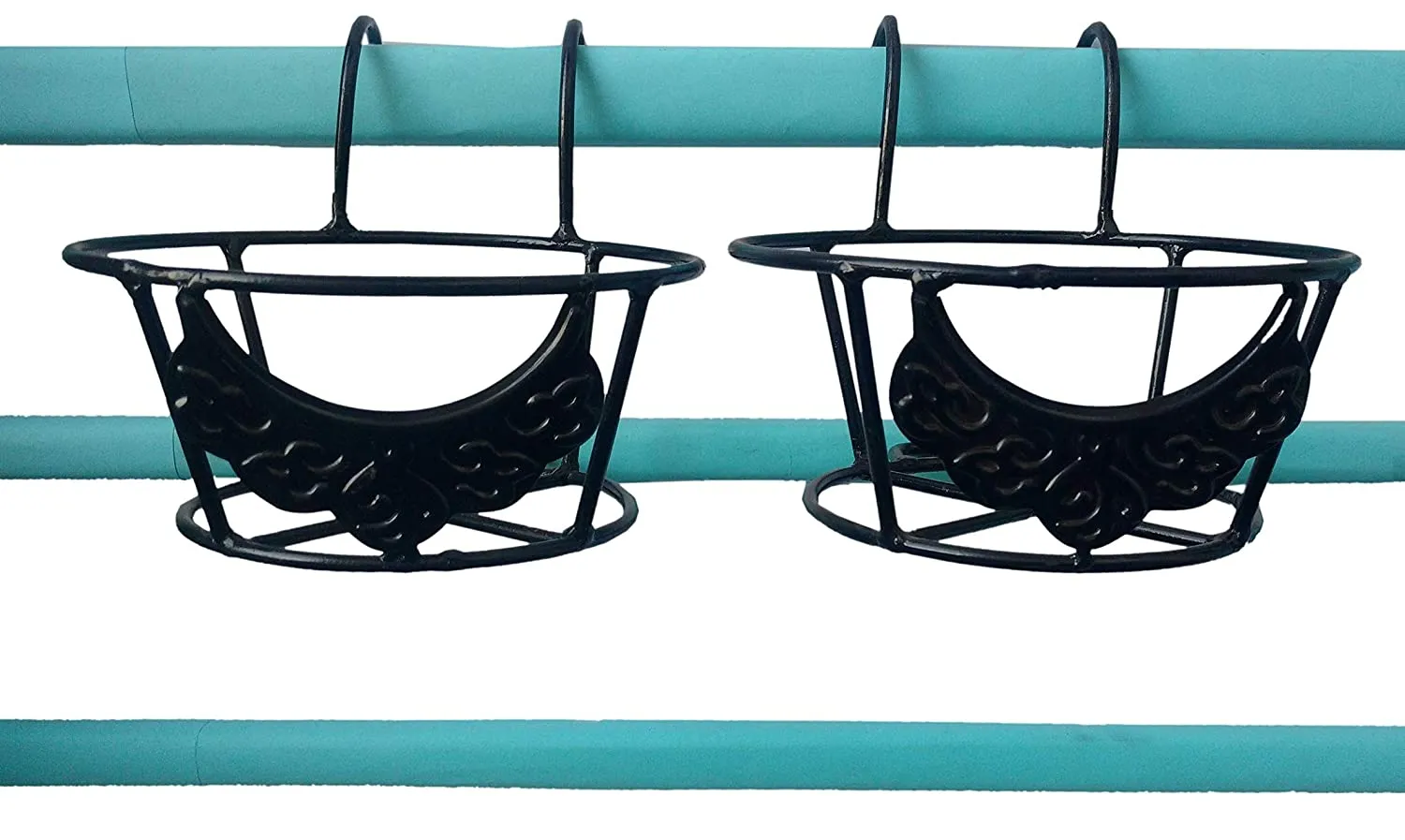 Basket Railing Planter Stand - 10"