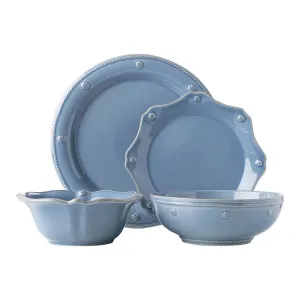 Berry & Thread Chambray 4 Piece Place Setting