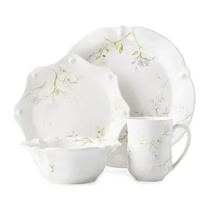 Berry & Thread Floral Sketch Jasmine 4 Piece Place Setting