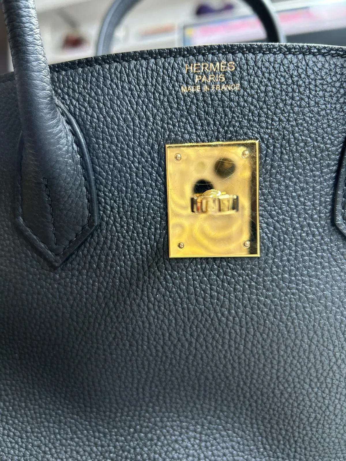 Birkin 30 Black Togo GHW