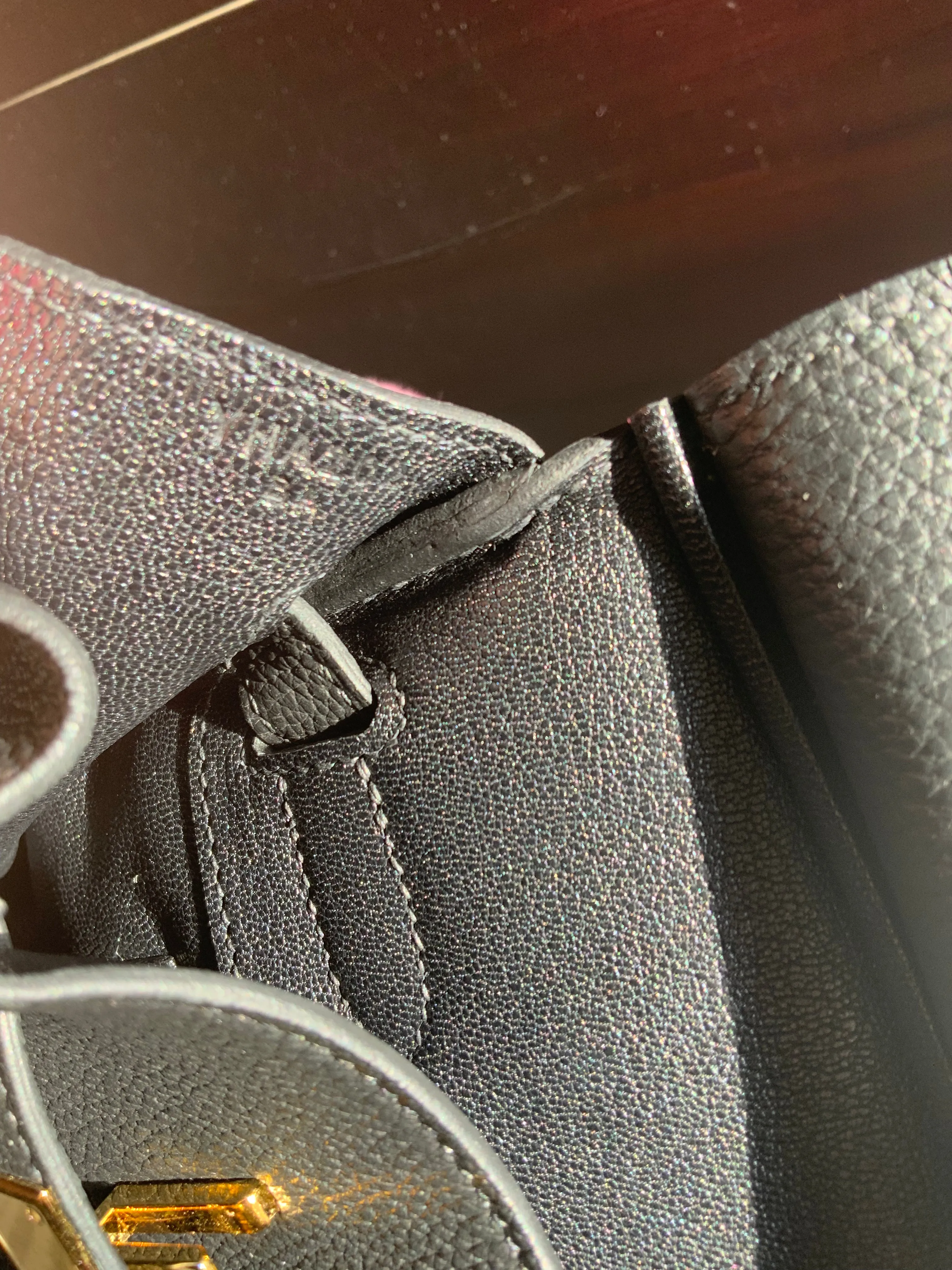 Birkin 30 Black Togo GHW