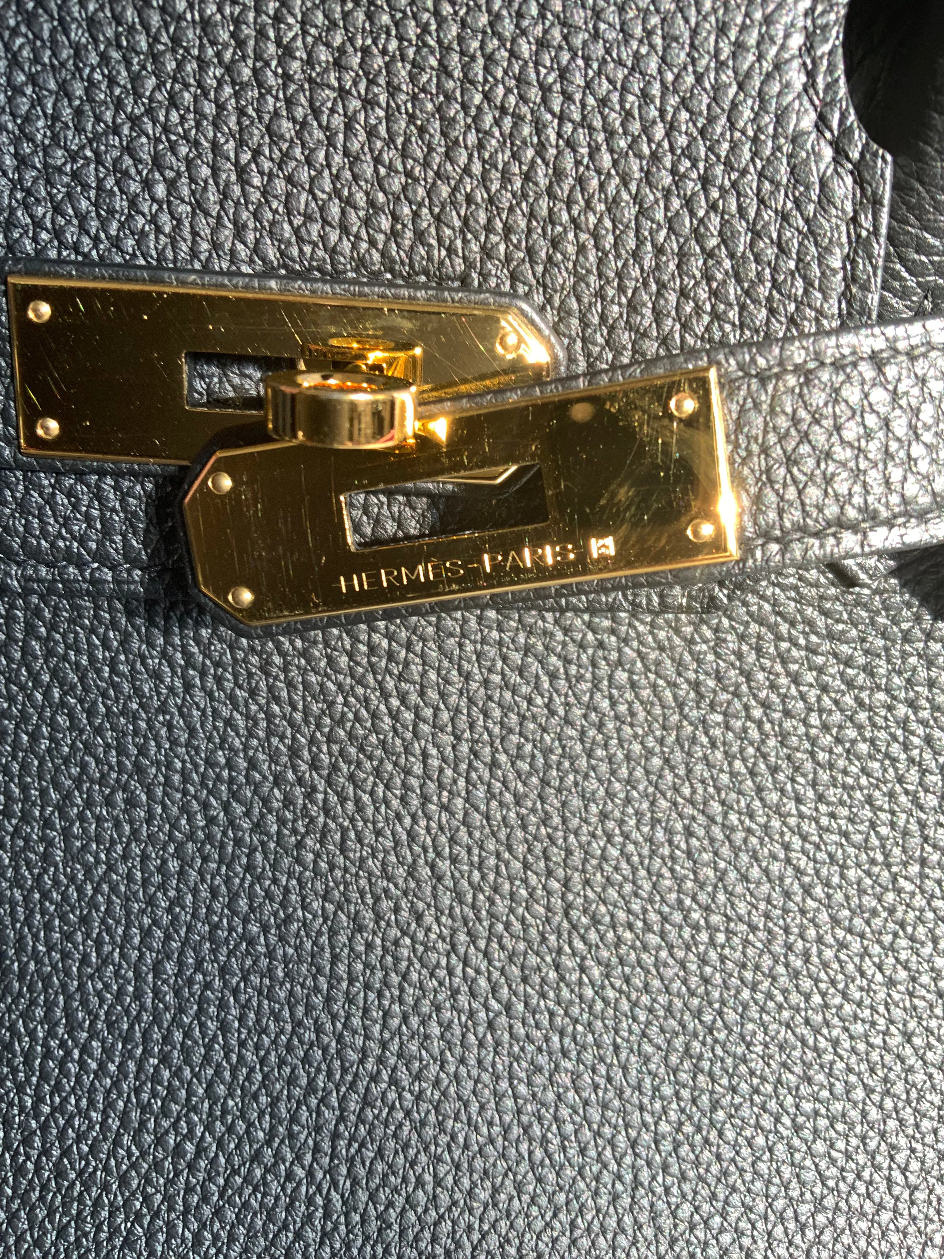 Birkin 30 Black Togo GHW