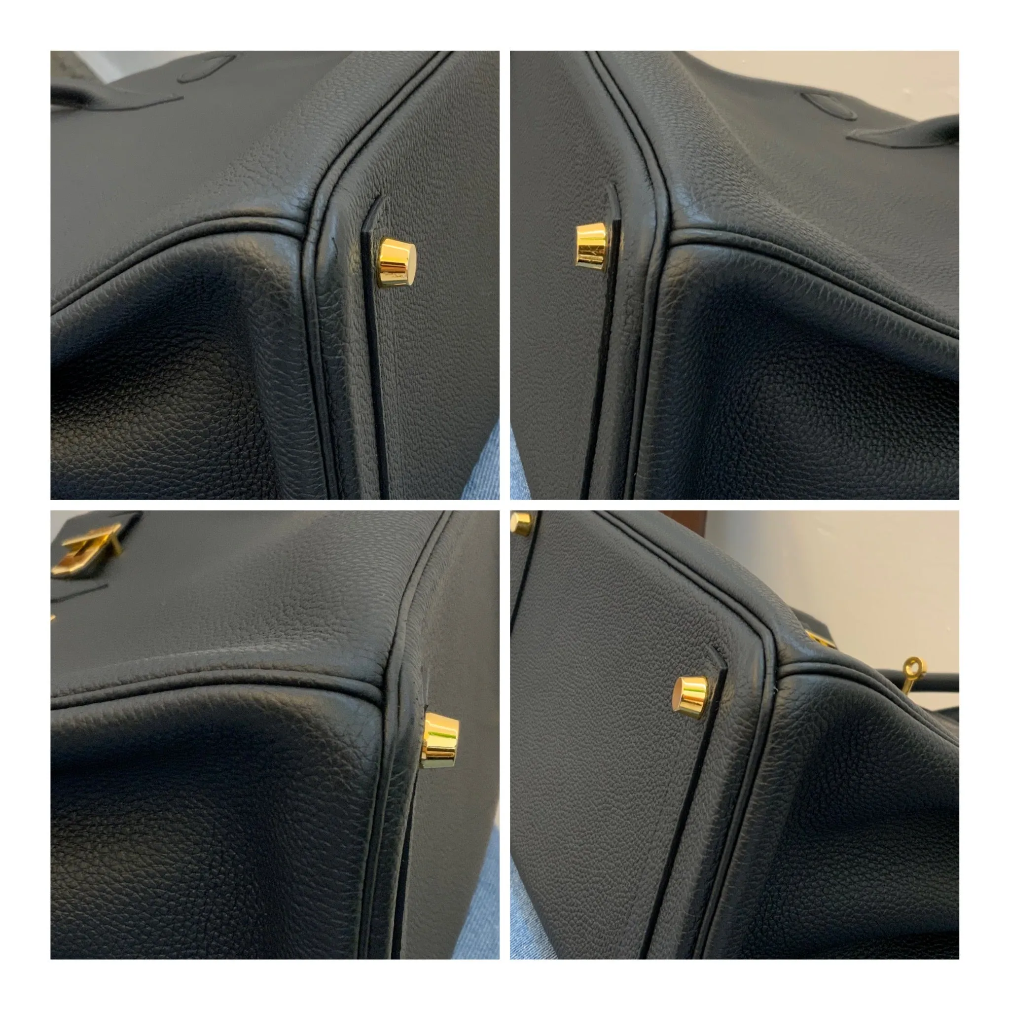 Birkin 30 Black Togo GHW
