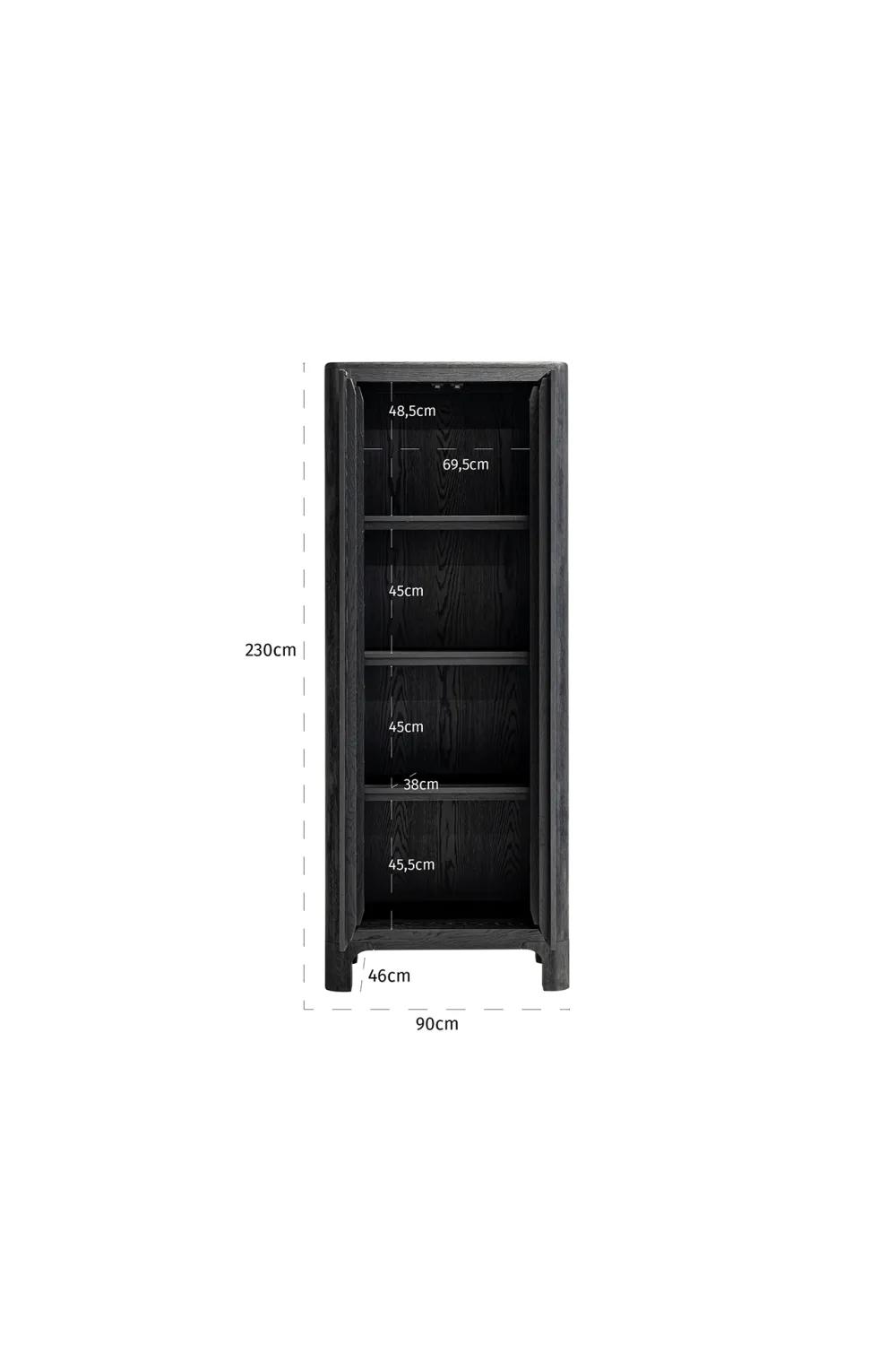 Black Oak Cabinet | OROA Baccarat