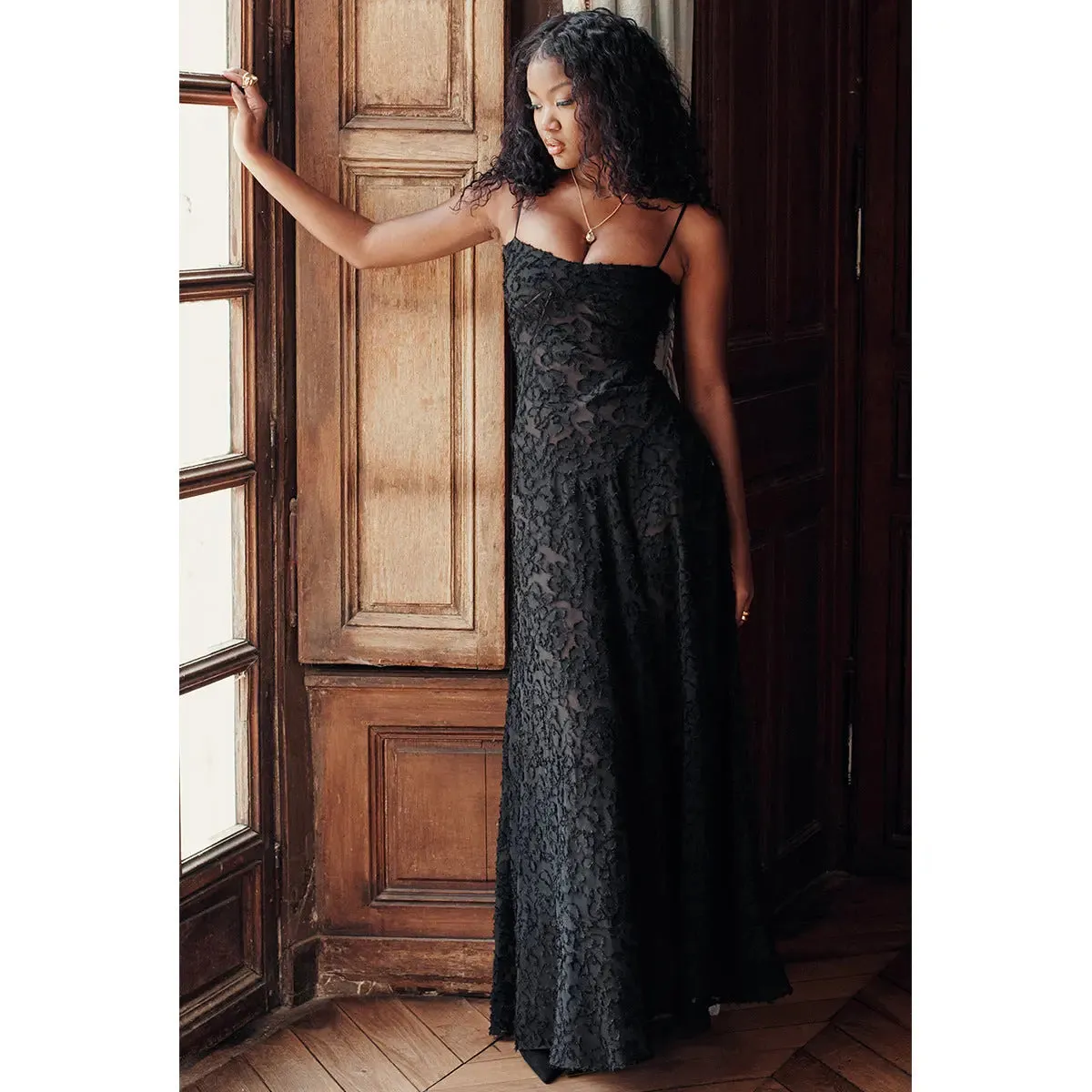 Black Spaghetti Strap Dress