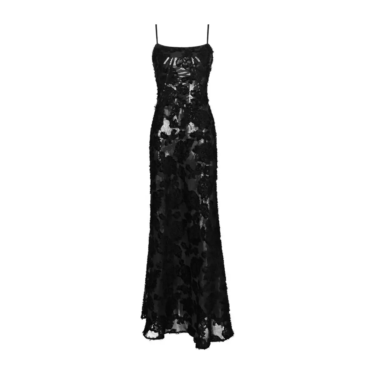 Black Spaghetti Strap Dress