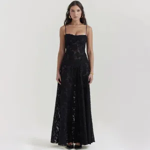 Black Spaghetti Strap Dress