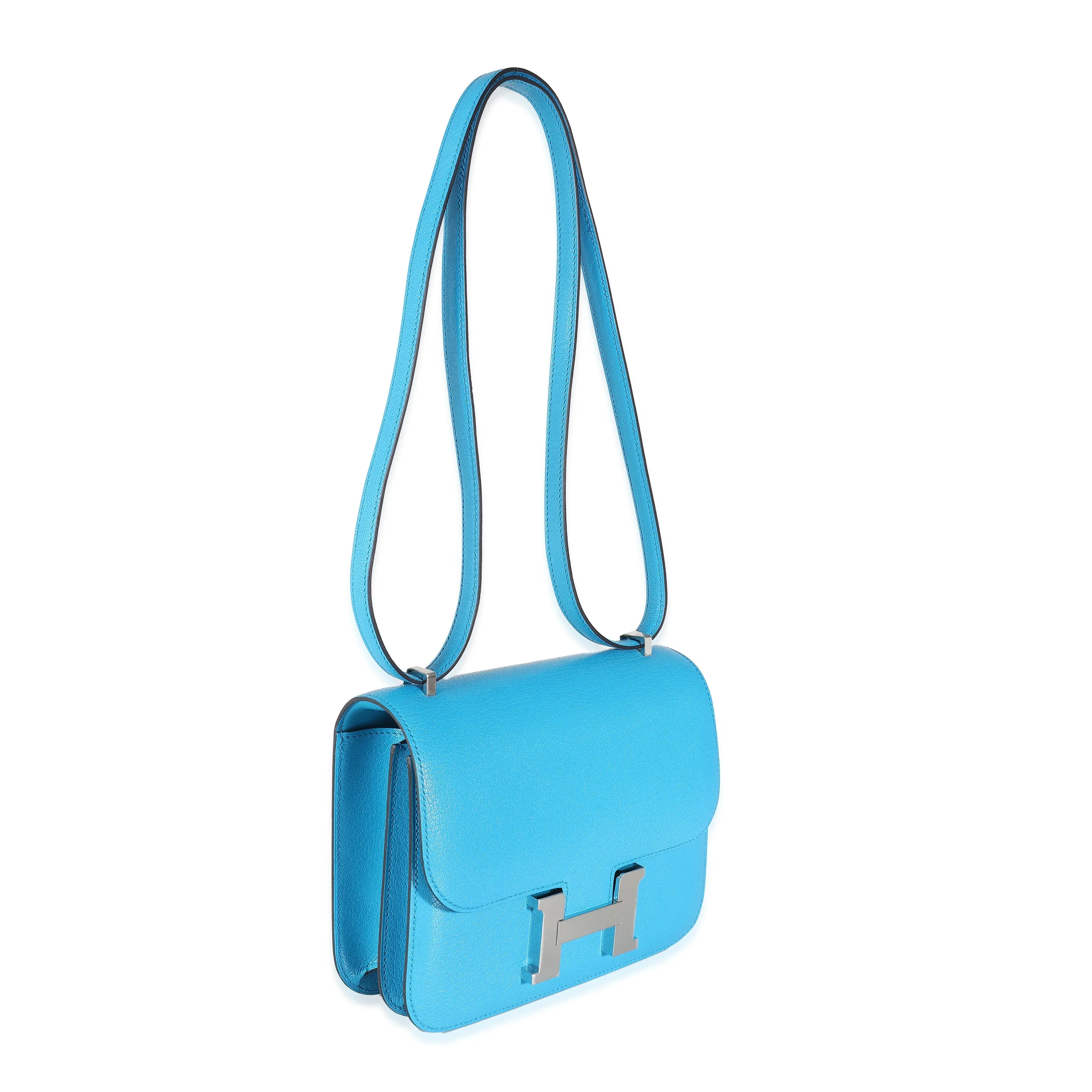Bleu Frida Chèvre Chamkila Mini Constance 18 PHW