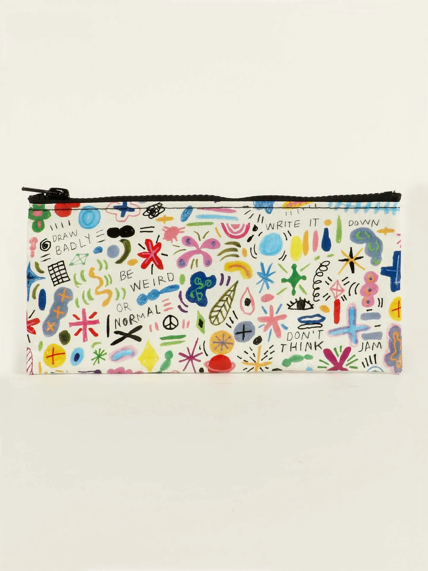 Blue Q Pencil Case Doodle Party