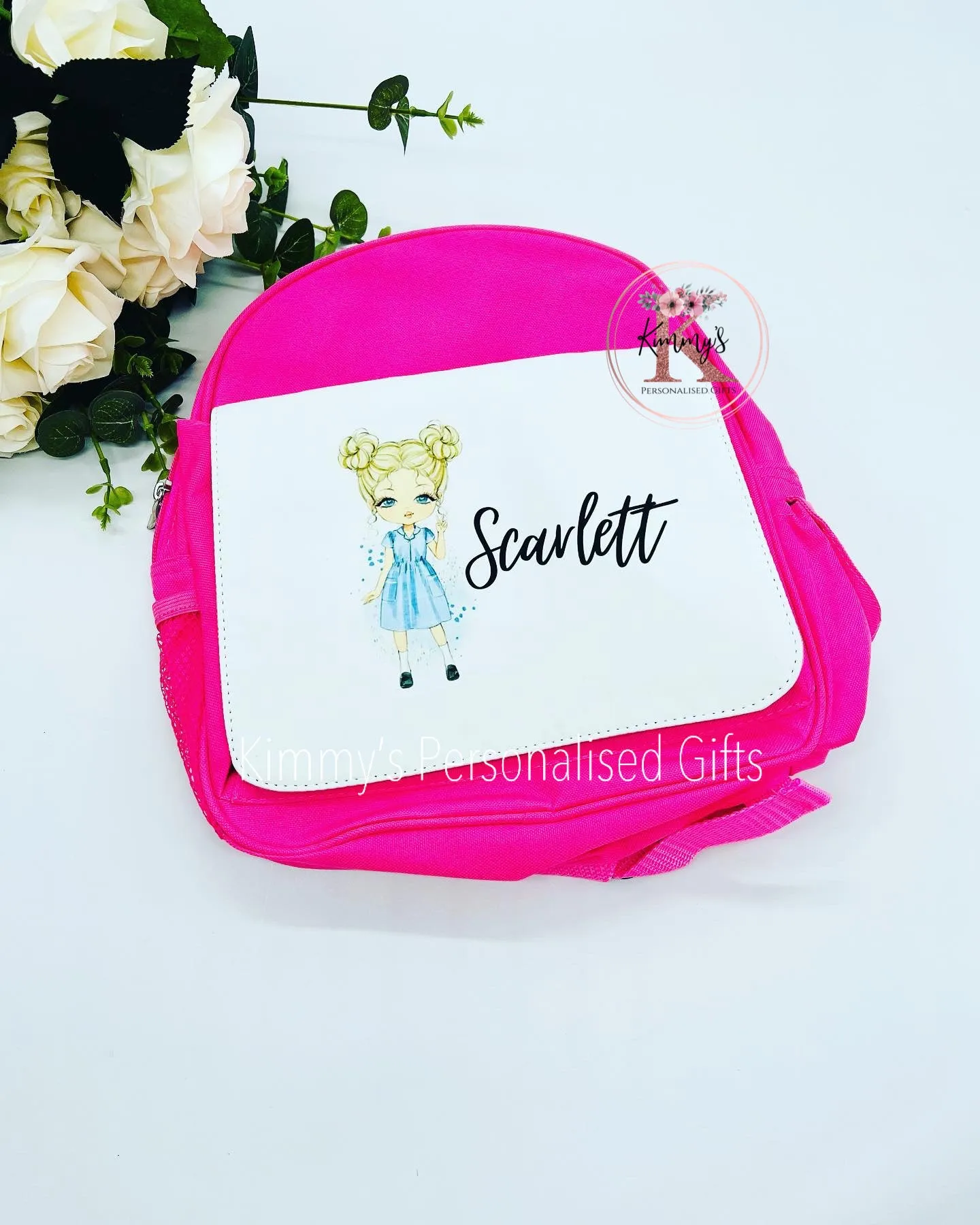 Blue School Girl Backpack
