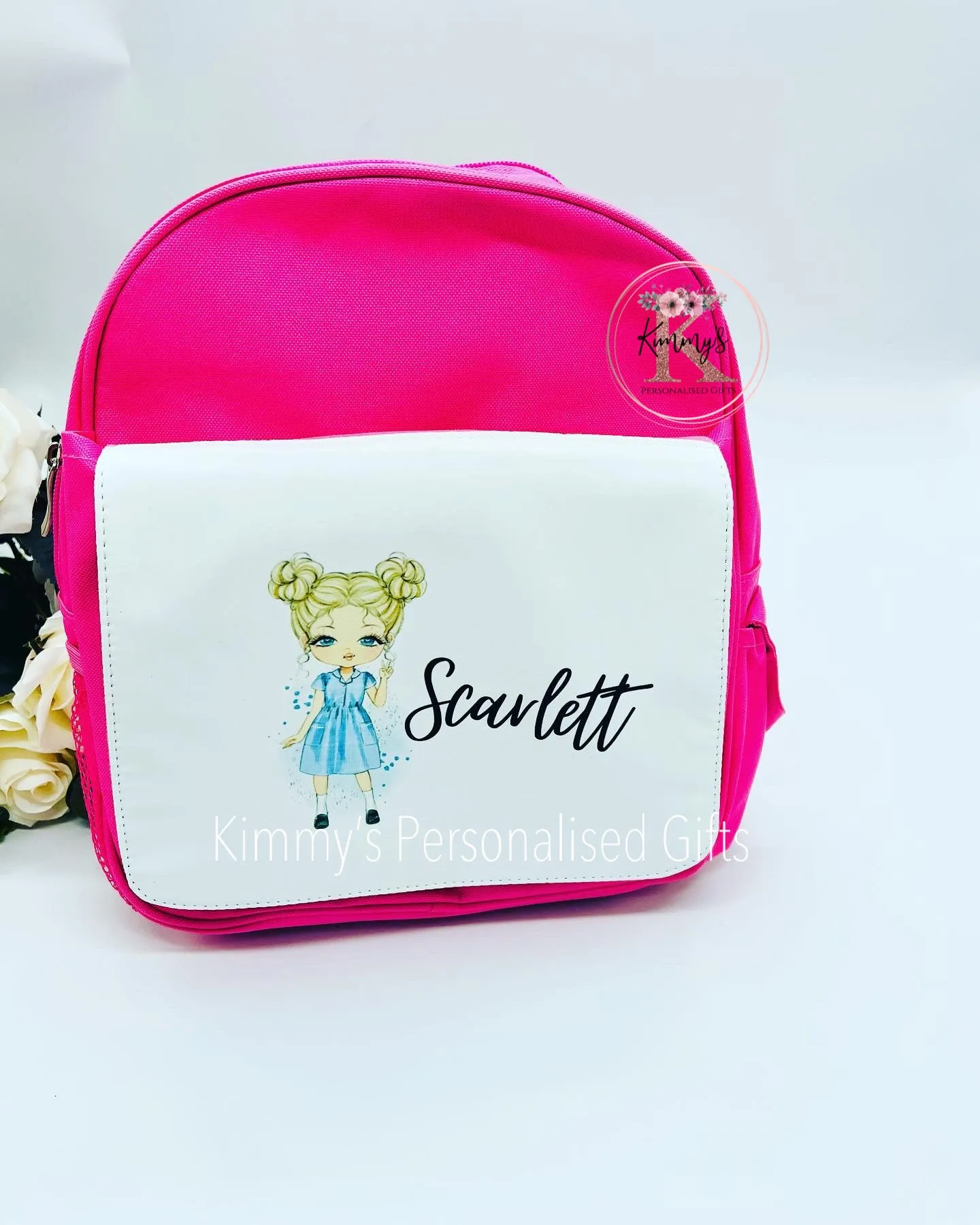 Blue School Girl Backpack