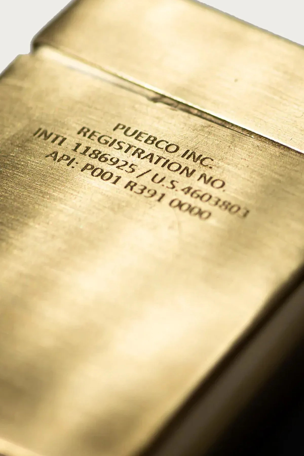 Brass Playing Card Case