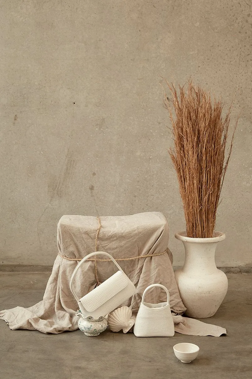 Brie Leon Mini Chloe Bag White
