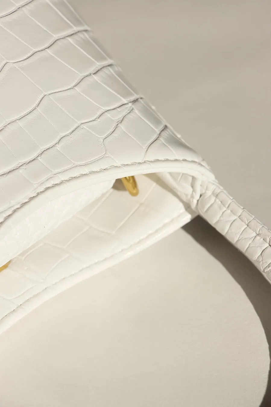 Brie Leon Mini Chloe Bag White