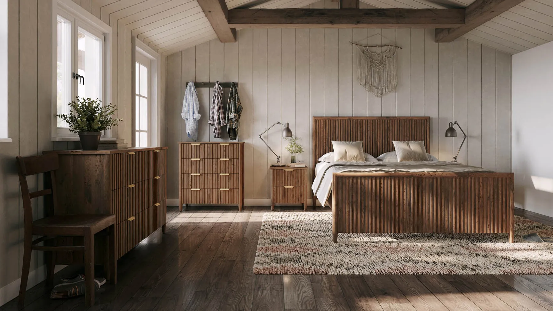 Britanica 6 Drawer Dresser - 59"