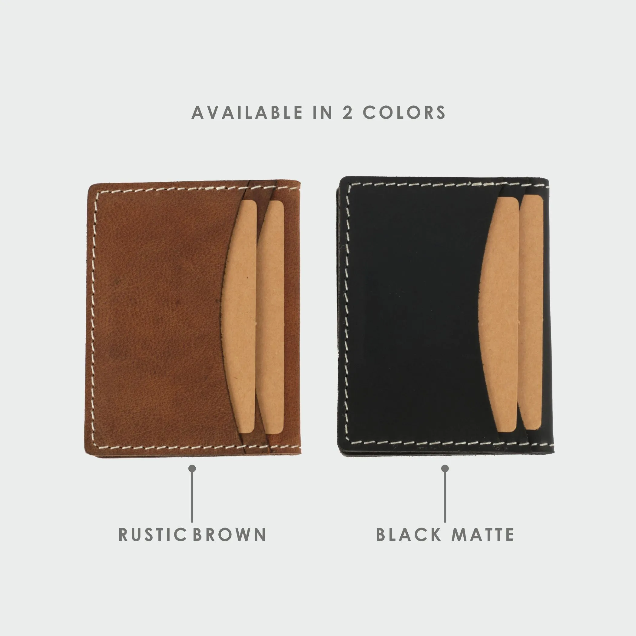 Brown Bifold Card Wallet