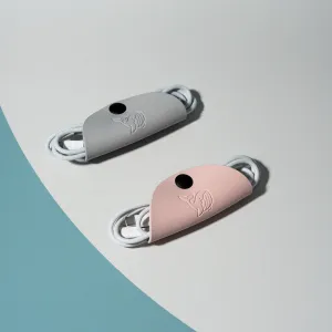Cable Taco, Grey & Pink (2-pack)