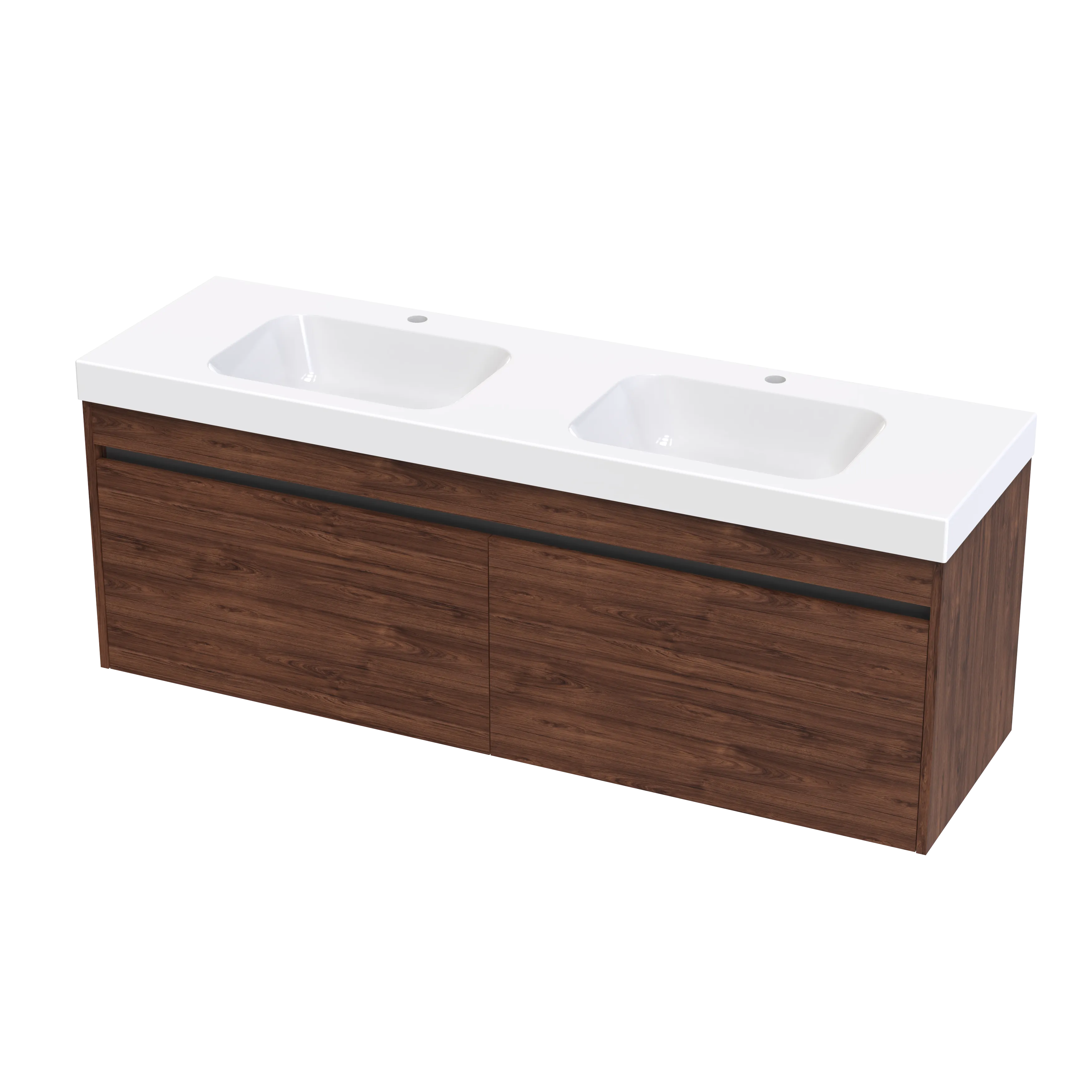 Cara Syrtari 1500 2 Drawer Double Basin Wall Vanity
